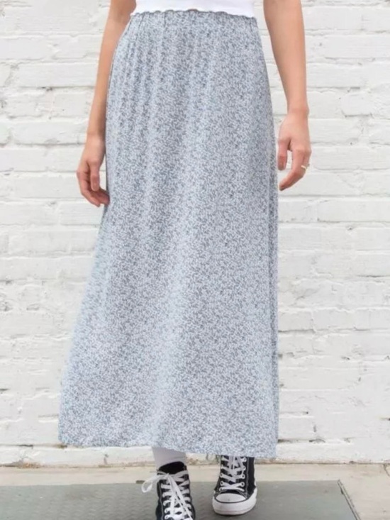 Brandy Melville Dresses & Skirts - Brandy Melville Pheobe Blue Floral Midi Skirt